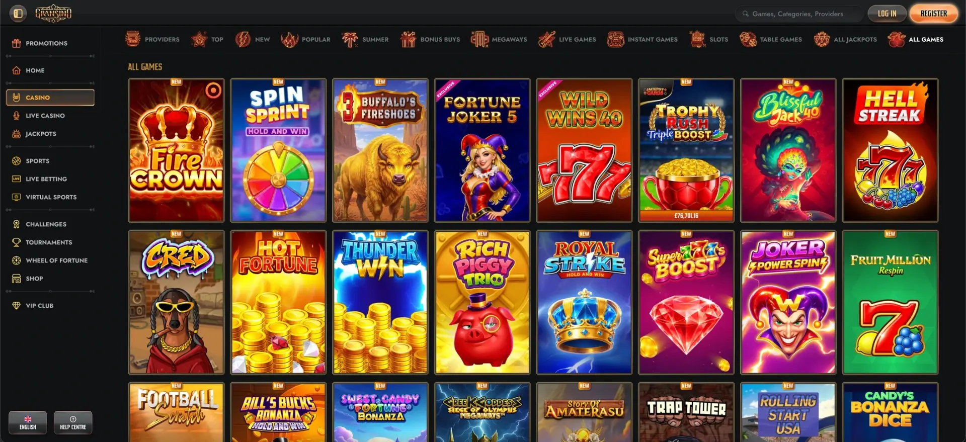Gransino Live Casino